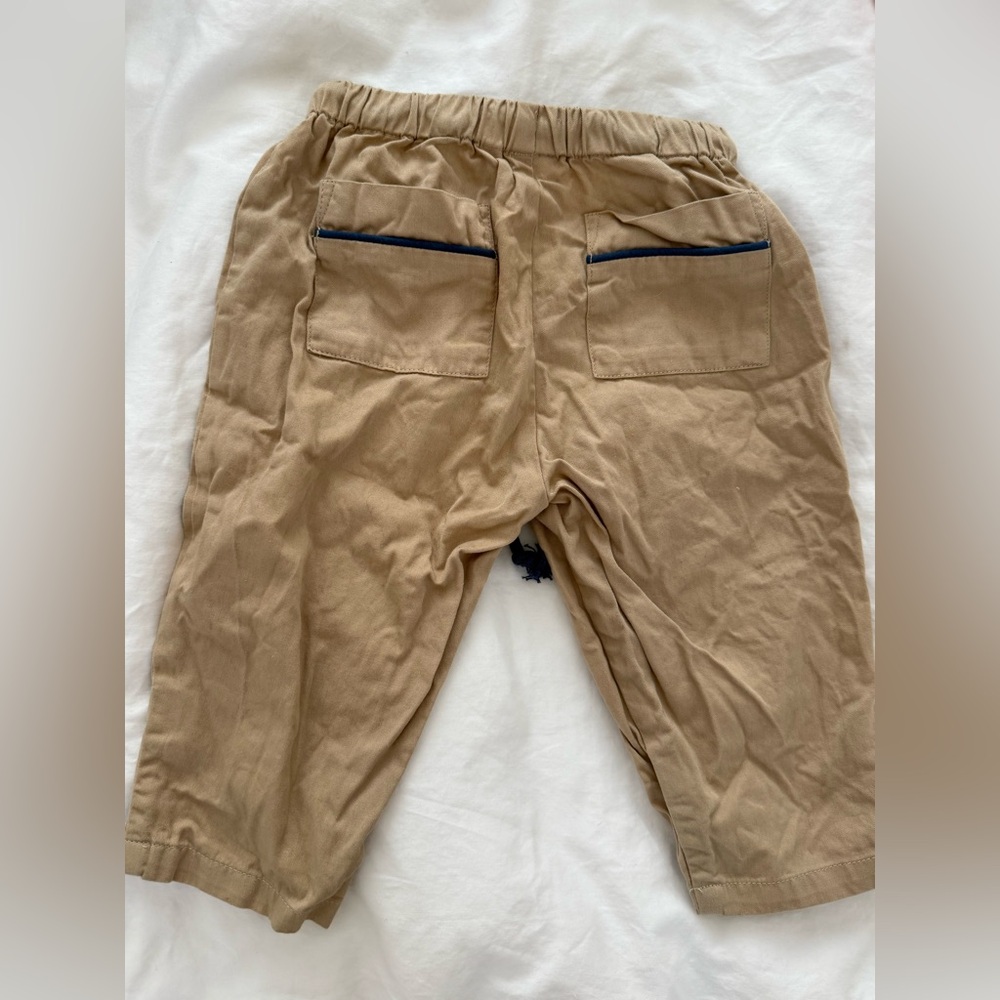 Oso & Me Bowie Pant- 12M- Khaki - Picture 6 of 6